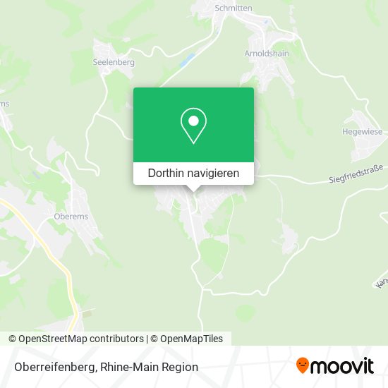 Oberreifenberg Karte