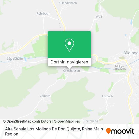 Alte Schule Los Molinos De Don Quijote Karte