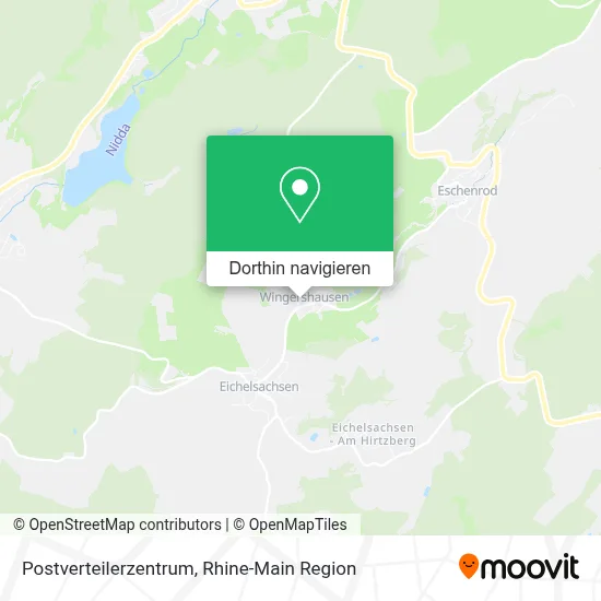 Postverteilerzentrum Karte