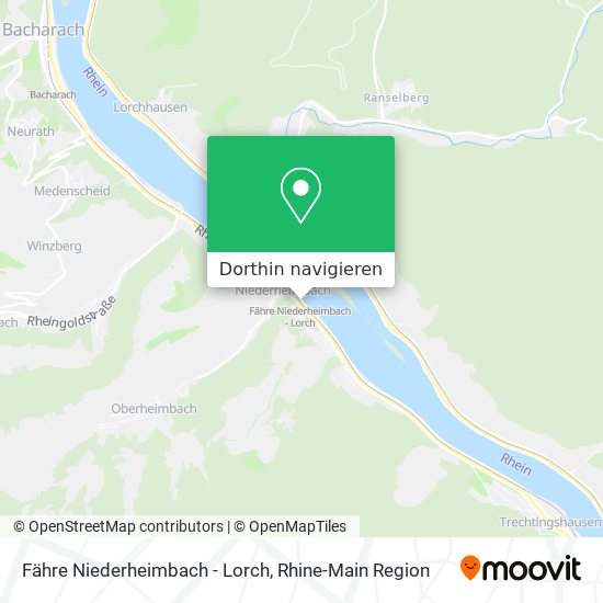 Fähre Niederheimbach - Lorch Karte