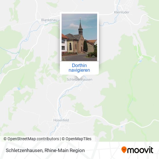 Schletzenhausen Karte
