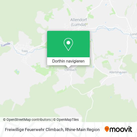 Freiwillige Feuerwehr Climbach Karte