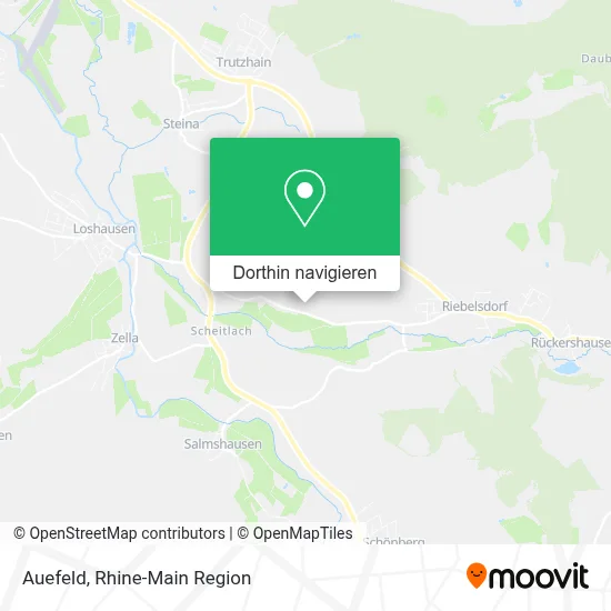 Auefeld Karte