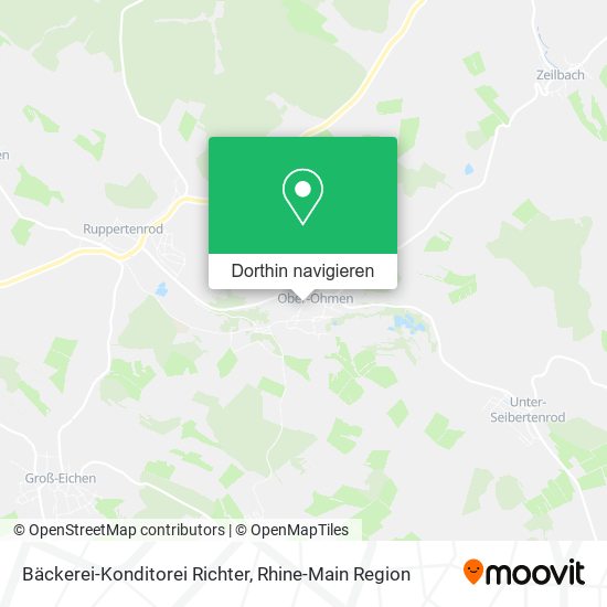 Bäckerei-Konditorei Richter Karte
