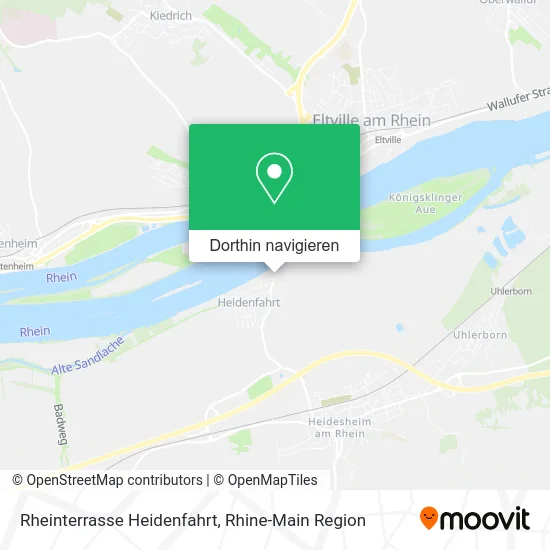 Rheinterrasse Heidenfahrt Karte