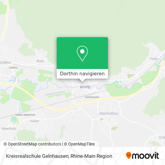 Kreisrealschule Gelnhausen Karte