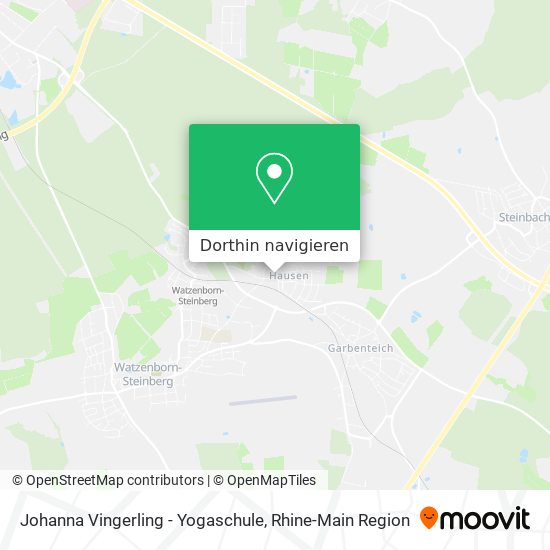 Johanna Vingerling - Yogaschule Karte
