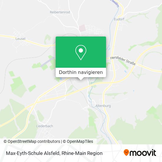 Max-Eyth-Schule Alsfeld Karte