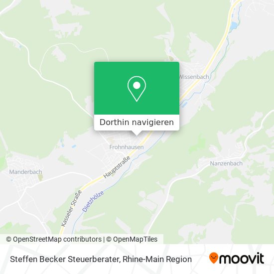 Steffen Becker Steuerberater Karte