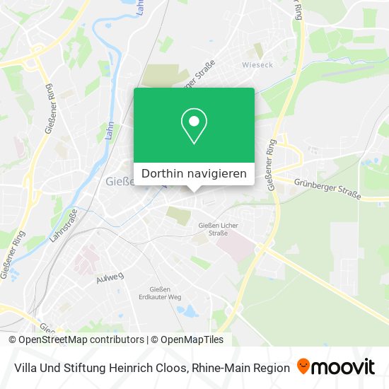 Villa Und Stiftung Heinrich Cloos Karte