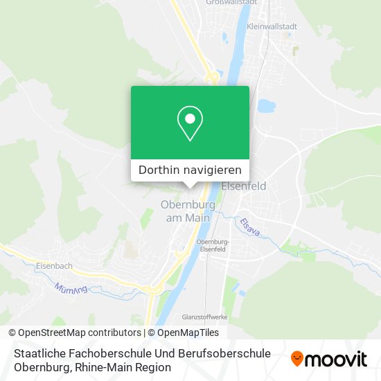 Staatliche Fachoberschule Und Berufsoberschule Obernburg Karte