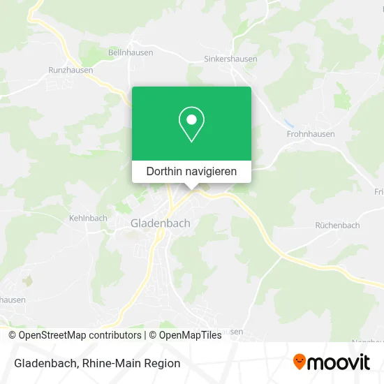 Gladenbach Karte
