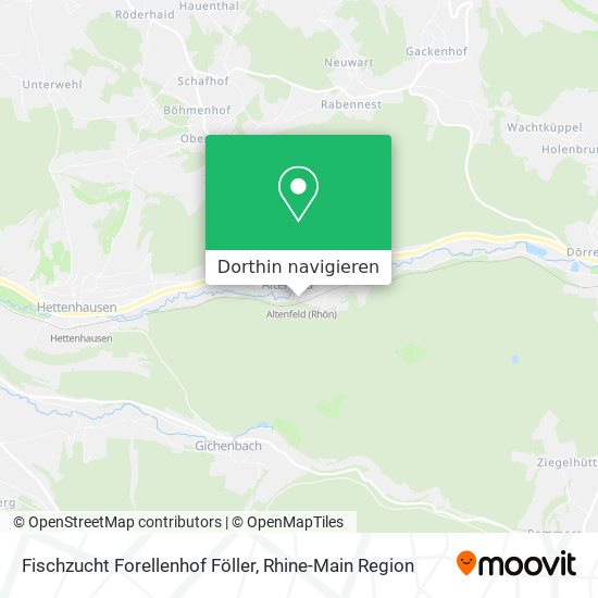 Fischzucht Forellenhof Föller Karte