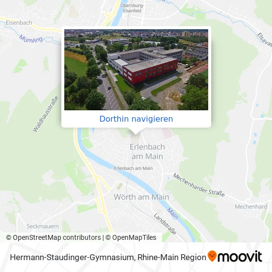 Hermann-Staudinger-Gymnasium Karte