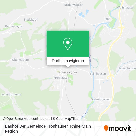 Bauhof Der Gemeinde Fronhausen Karte