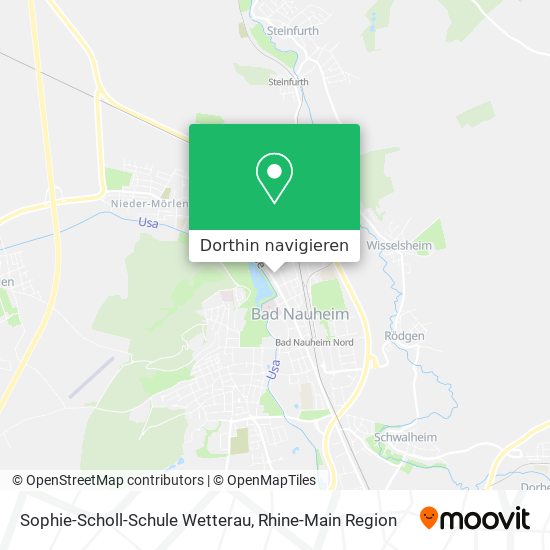 Sophie-Scholl-Schule Wetterau Karte