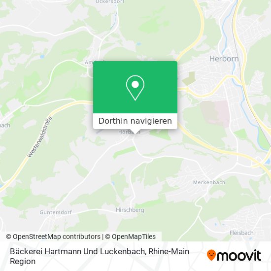 Bäckerei Hartmann Und Luckenbach Karte