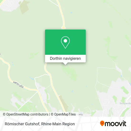 Römischer Gutshof Karte