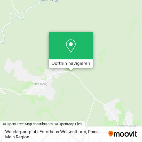 Wanderparkplatz Forsthaus Weißenthurm Karte