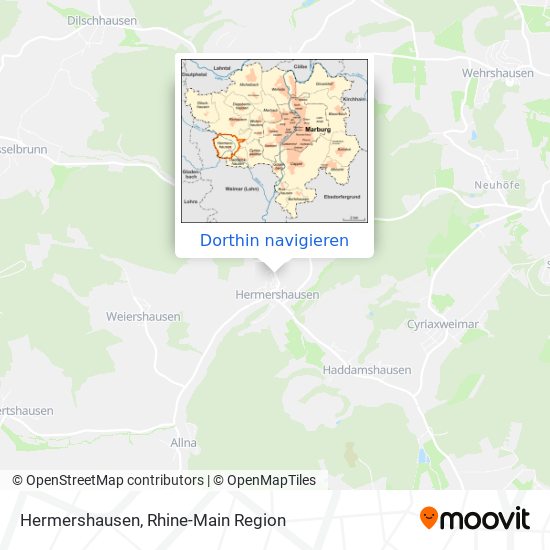 Hermershausen Karte