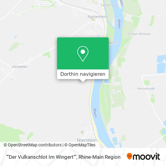 ""Der Vulkanschlot Im Wingert"" Karte