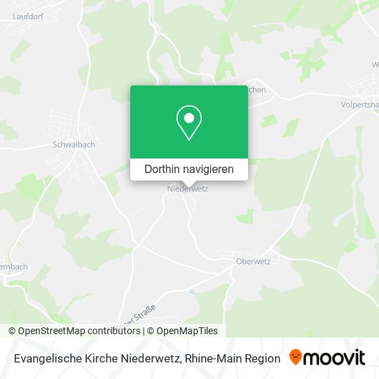 Evangelische Kirche Niederwetz Karte