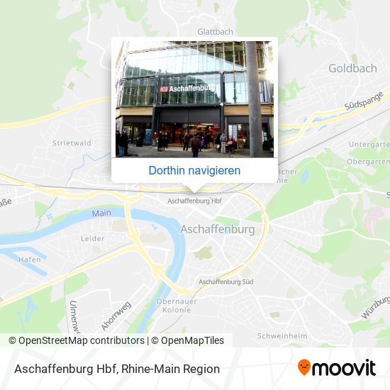 Aschaffenburg Hbf Karte