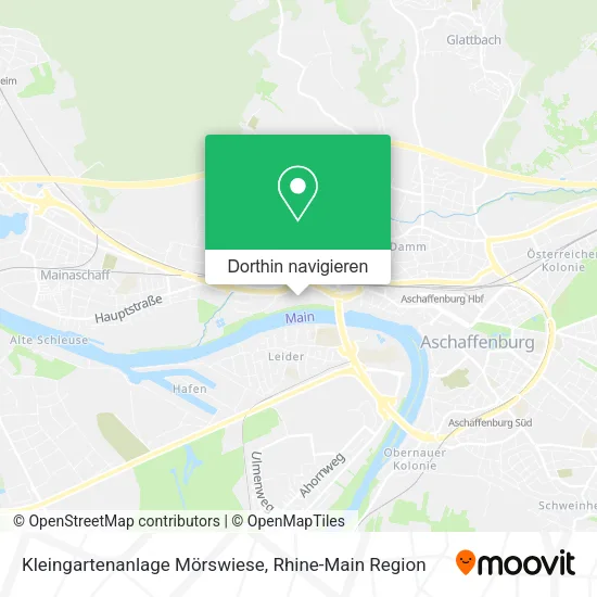 Kleingartenanlage Mörswiese Karte