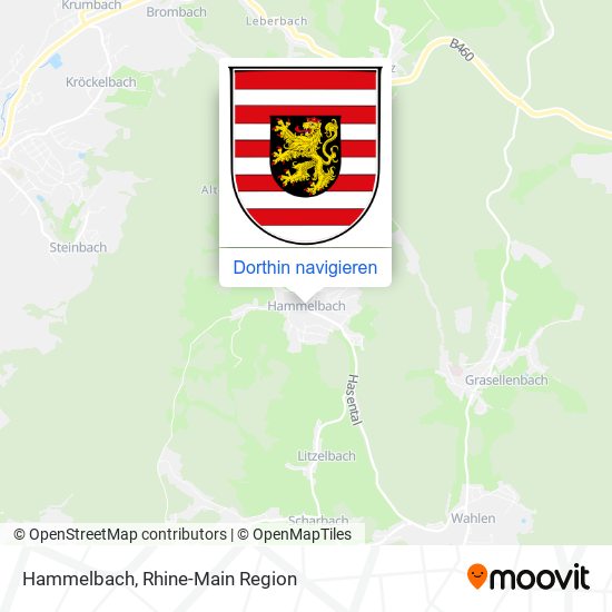 Hammelbach Karte