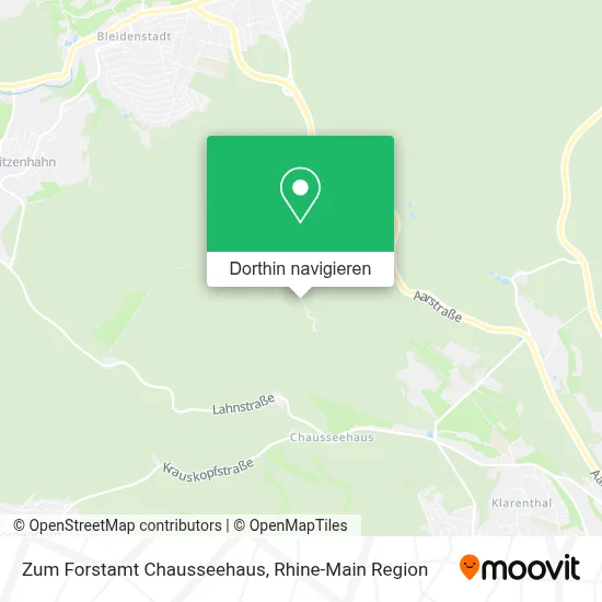 Zum Forstamt Chausseehaus Karte