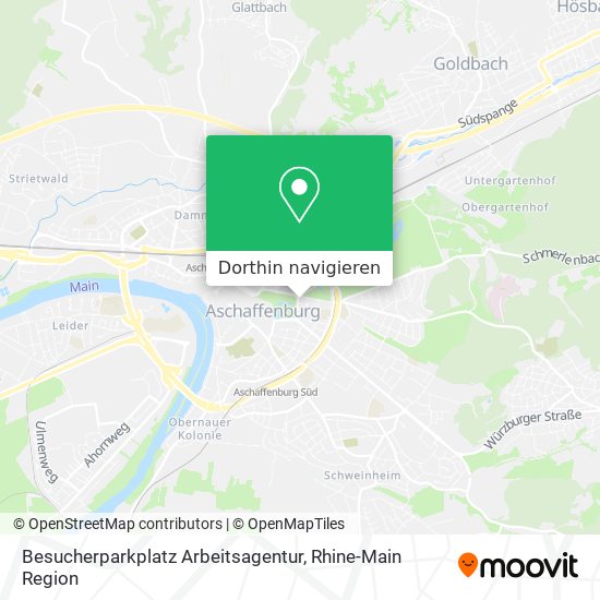 Besucherparkplatz Arbeitsagentur Karte