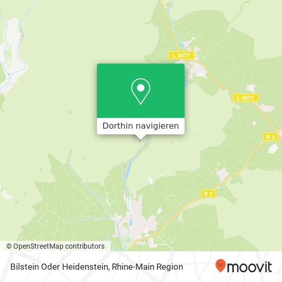 Bilstein Oder Heidenstein Karte