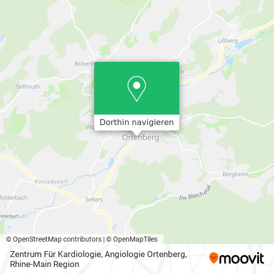 Zentrum Für Kardiologie, Angiologie Ortenberg Karte