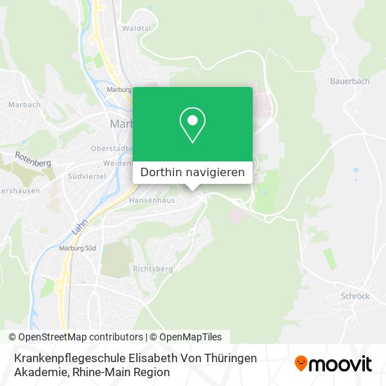 Krankenpflegeschule Elisabeth Von Thüringen Akademie Karte
