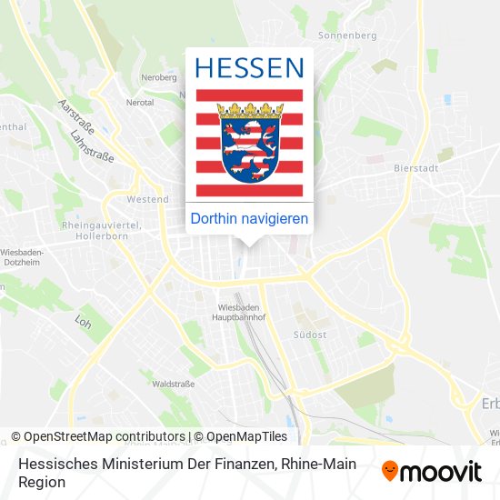 Hessisches Ministerium Der Finanzen Karte
