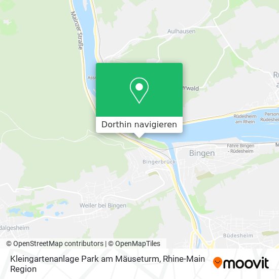 Kleingartenanlage Park am Mäuseturm Karte