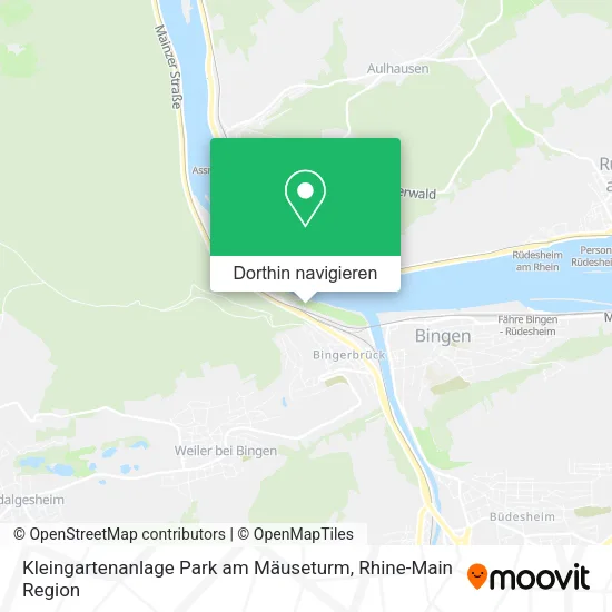 Kleingartenanlage Park am Mäuseturm Karte
