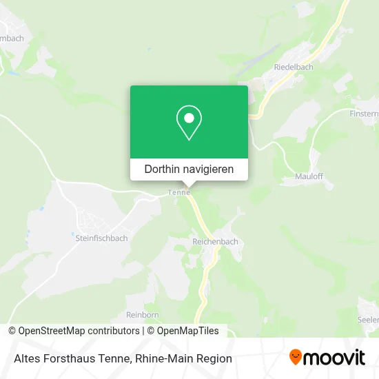 Altes Forsthaus Tenne Karte