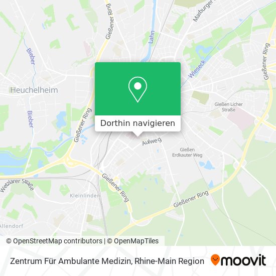 Zentrum Für Ambulante Medizin Karte