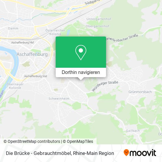 Die Brücke - Gebrauchtmöbel Karte