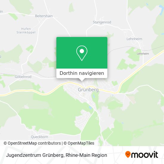 Jugendzentrum Grünberg Karte