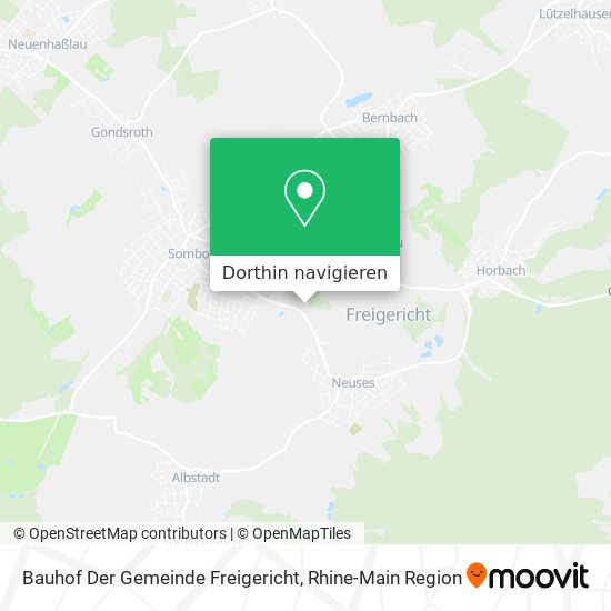 Bauhof Der Gemeinde Freigericht Karte