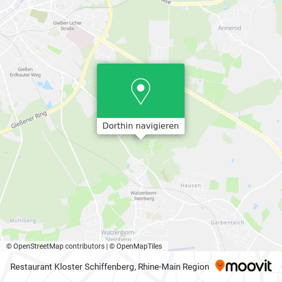 Restaurant Kloster Schiffenberg Karte