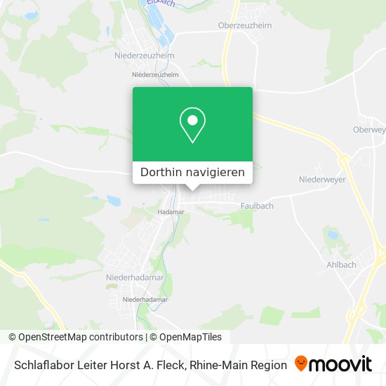Schlaflabor Leiter Horst A. Fleck Karte
