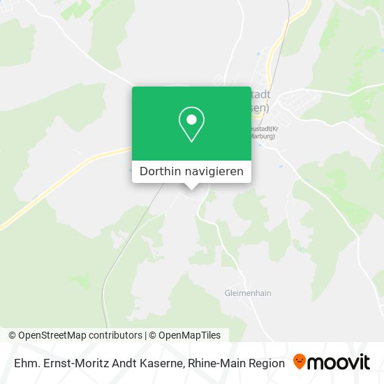 Ehm. Ernst-Moritz Andt Kaserne Karte