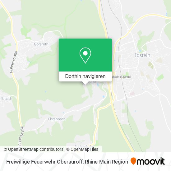 Freiwillige Feuerwehr Oberauroff Karte