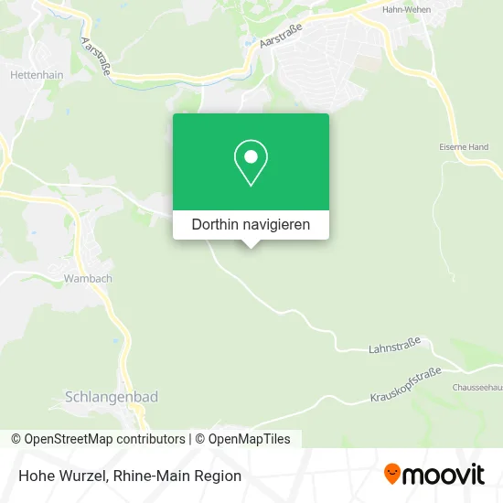 Hohe Wurzel Karte