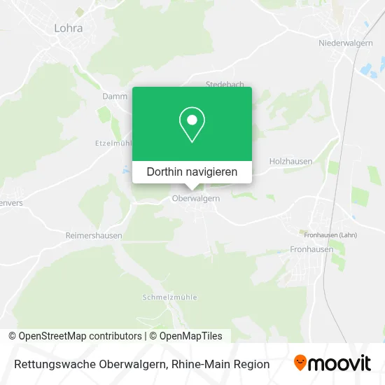 Rettungswache Oberwalgern Karte