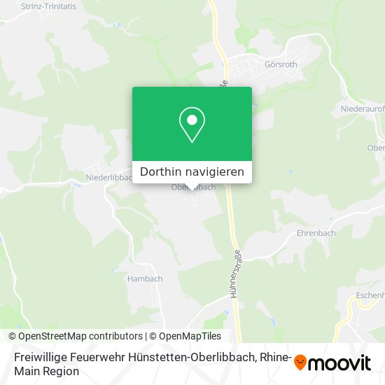 Freiwillige Feuerwehr Hünstetten-Oberlibbach Karte