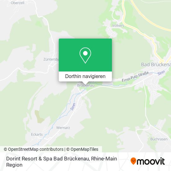 Dorint Resort & Spa Bad Brückenau Karte